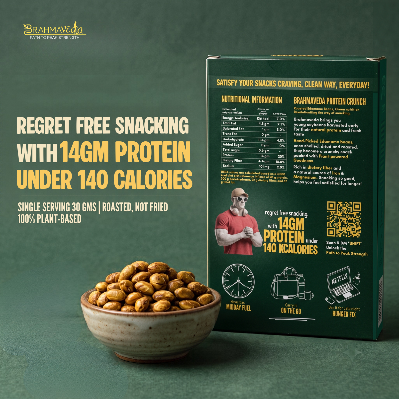 Protein Crunch Tangy Spicy 30g - Image 2
